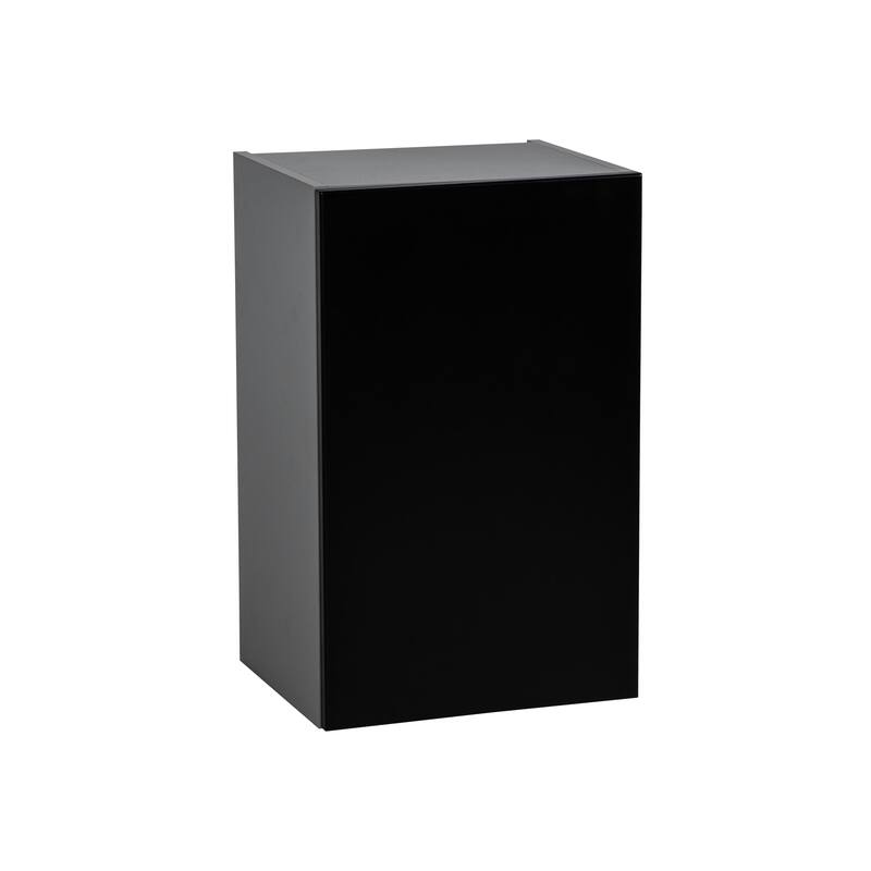 18" x 24" Wall Cabinet-Single Door-Grey - 18 x 24 x 12 - Black