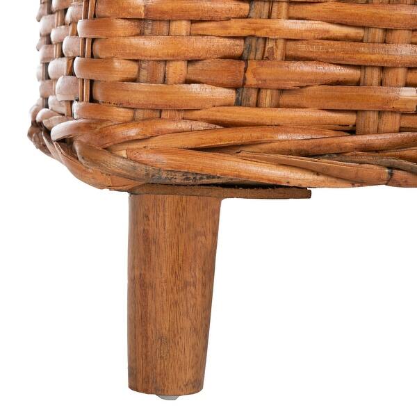 Shop Black Friday Deals On Safavieh Omni Rattan Barrel Chair With Cushion 29 1 X 27 2 X 32 7 Overstock 6347627