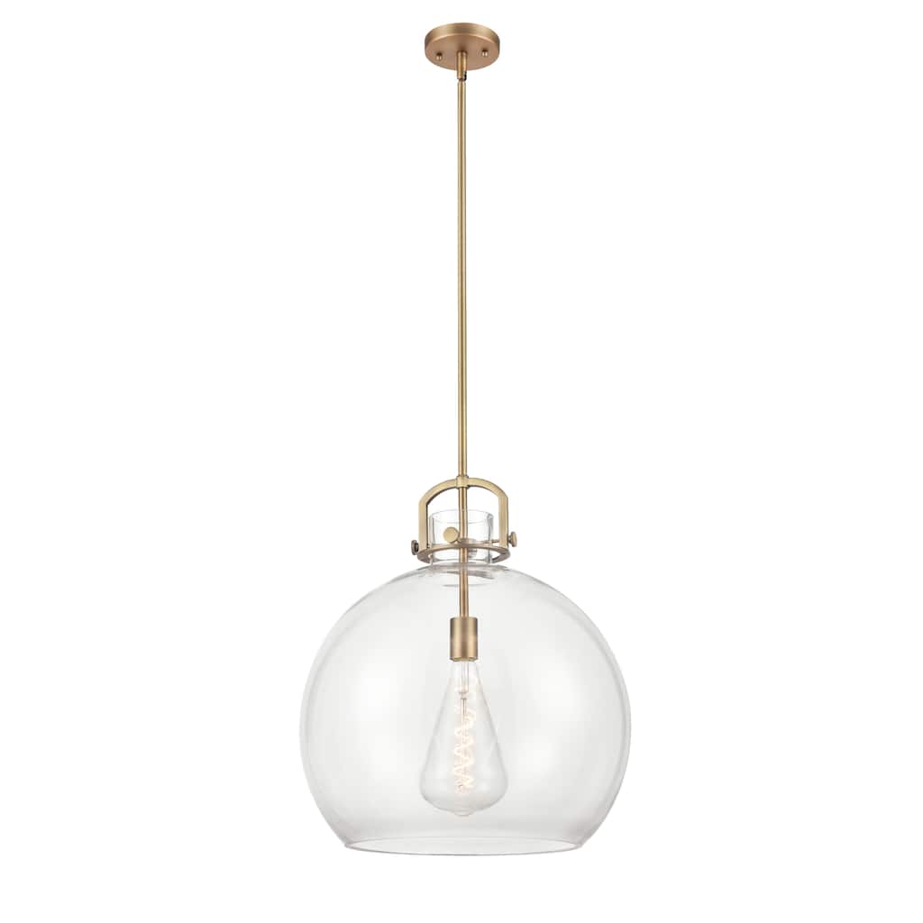 Innovations Lighting Newton Sphere - 1 Light 18" Stem Hung Pendant