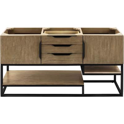 James Martin Vanities 983-V59D-MB Columbia 59" Double Free Standing