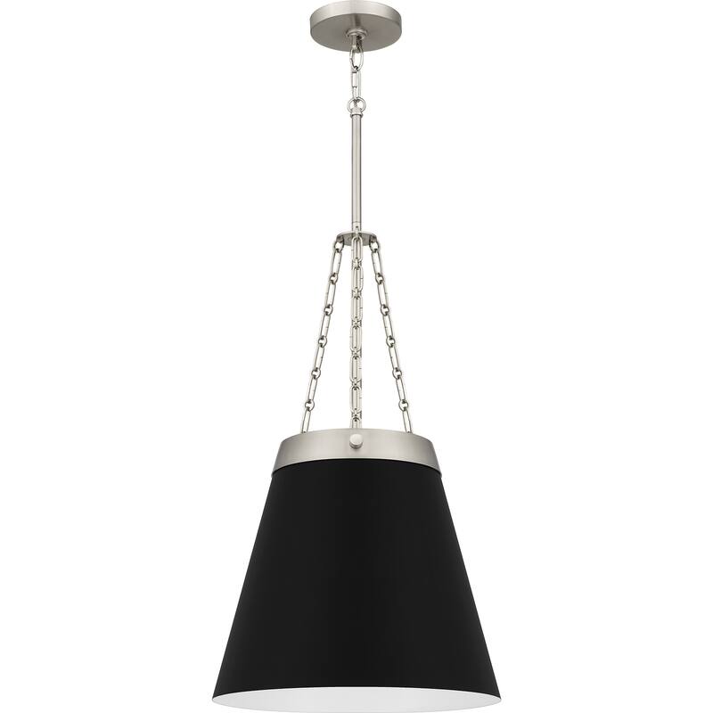 Alwyn 1-Light Brushed Nickel Pendant Light
