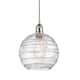 Option Brushed Satin Nickel / Clear Deco Swirl