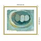 preview thumbnail 5 of 7, Amanti Art Blue Nest I by Lindsey Newman Wood Framed Wall Art Print - Svelte Polished Gold 25 x 21 in
