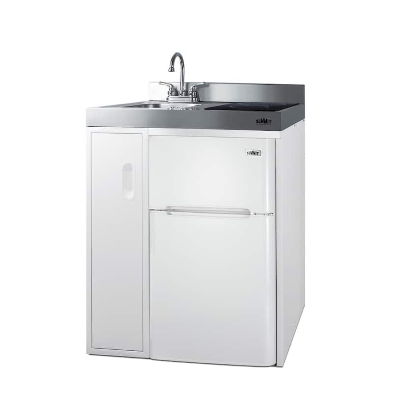 Summit C30IND 30" Wide Kichenette with Induction Burner Electric