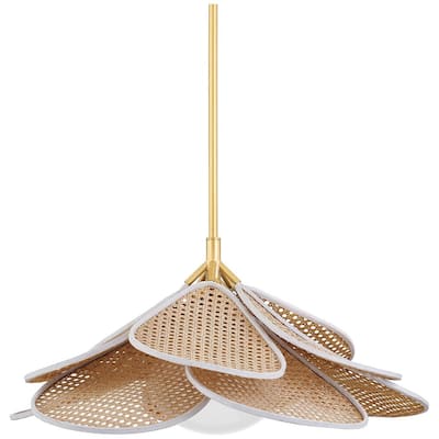 Hudson Valley Lighting 3128 Florina 28" Wide Rattan Pendant