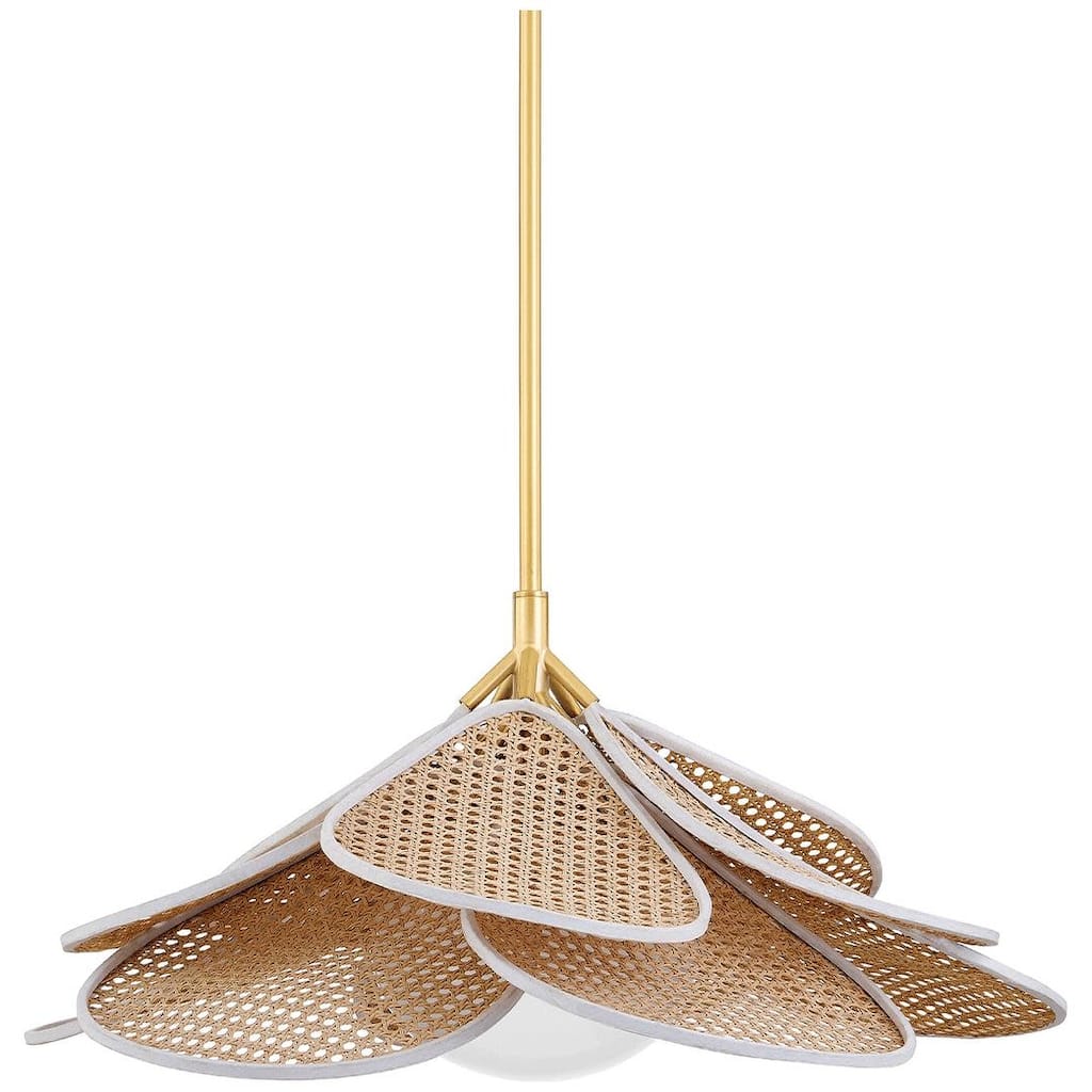 Hudson Valley Lighting 3128 Florina 28" Wide Rattan Pendant