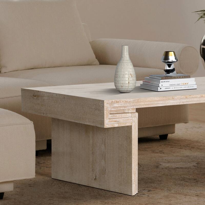 Coffee Table, Rustic Wood Center Table, Rectangle Cocktail Tea Table