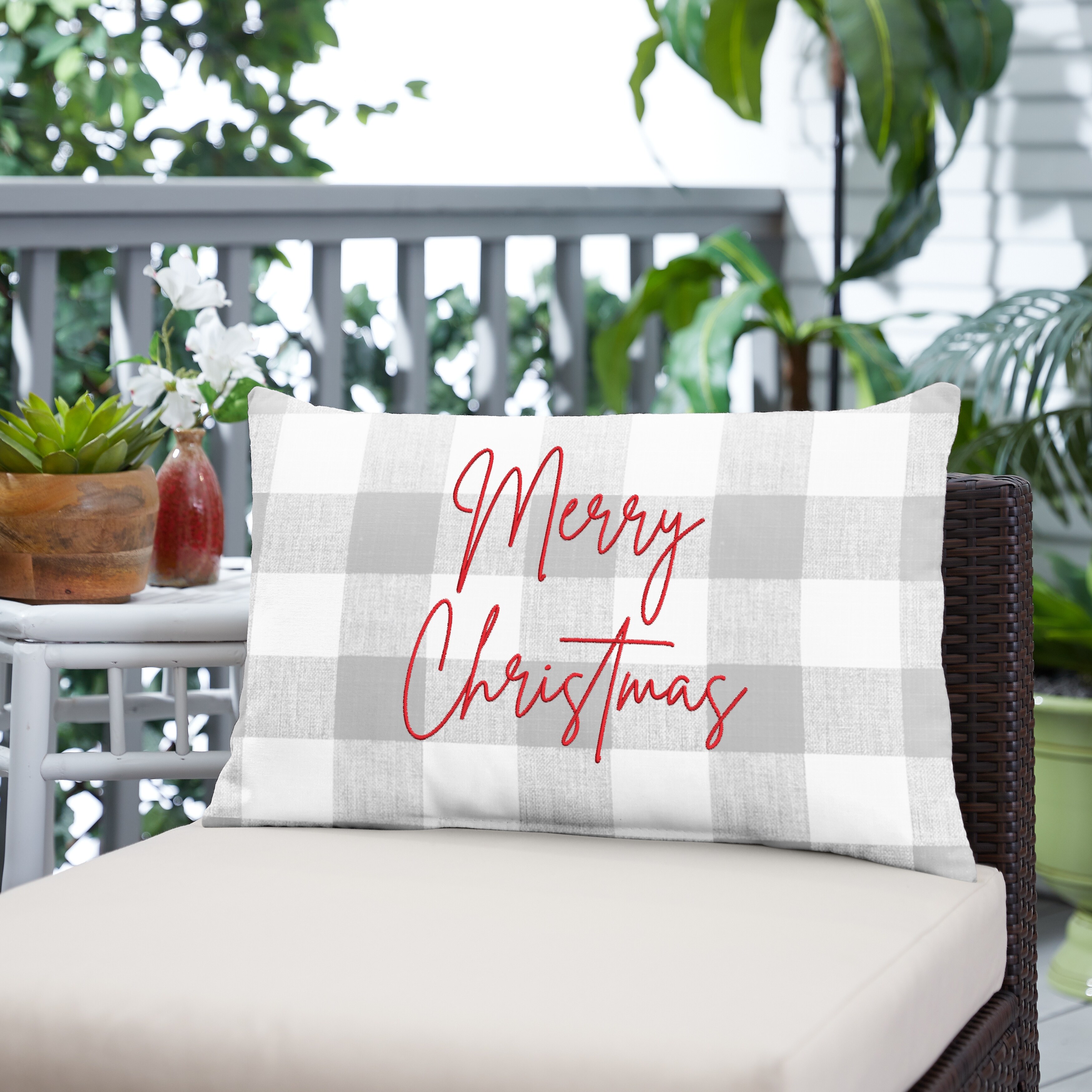 Christmas deals outdoor pillows