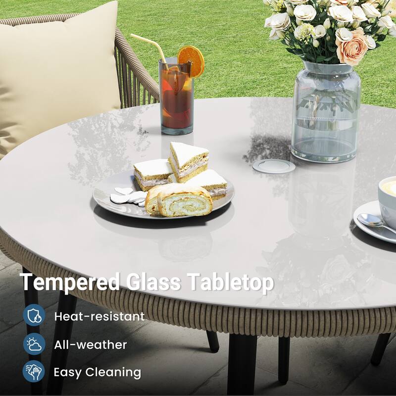 5-Piece Patio Dining Table Set