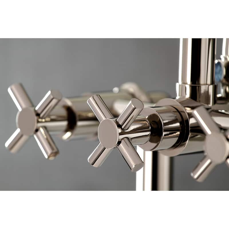Concord 7-Inch Deck Mount Clawfoot Tub Faucet