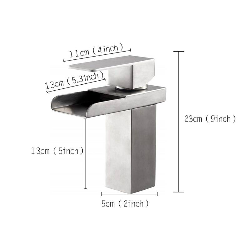 Topcraft Single Handle Waterfall Bathroom Faucet