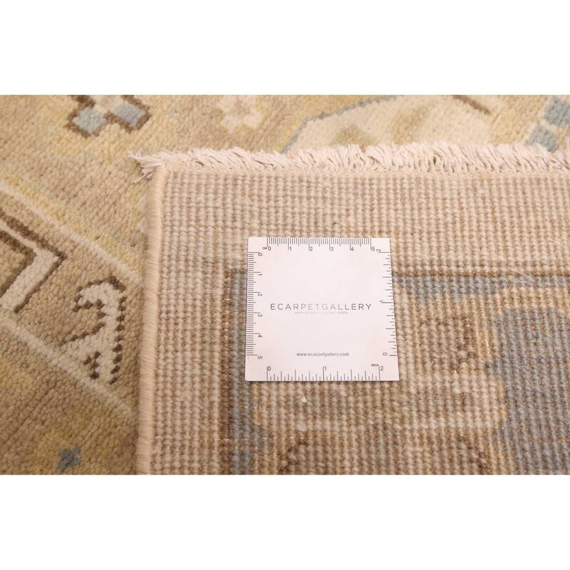 ECARPETGALLERY Hand-knotted Jules Serapi Ivory Wool Rug - 9'11 x 13'7