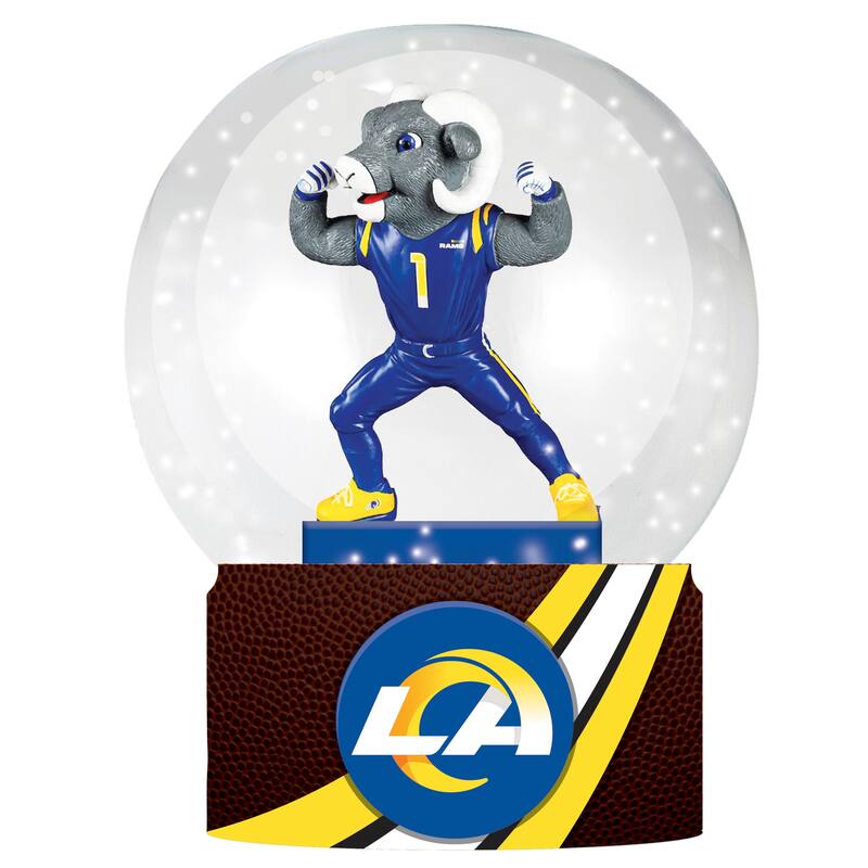 Los Angeles Rams 5 in. Glass Tabletop Snow Globe