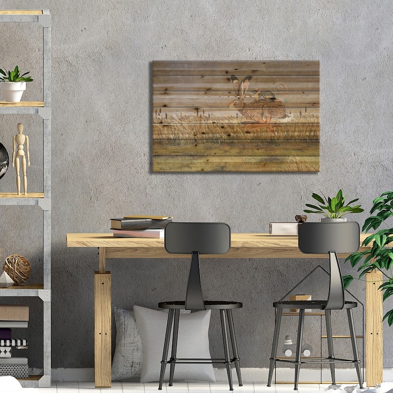 The Tilters Print On Wood by Maggie Vandewalle - Multi-Color