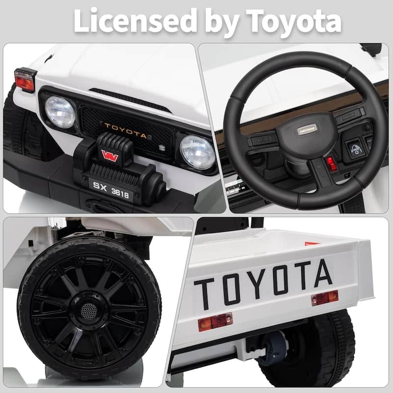 12V Licensed Toyota Electric Car Toy Ride on Truck for Best Kids Gift