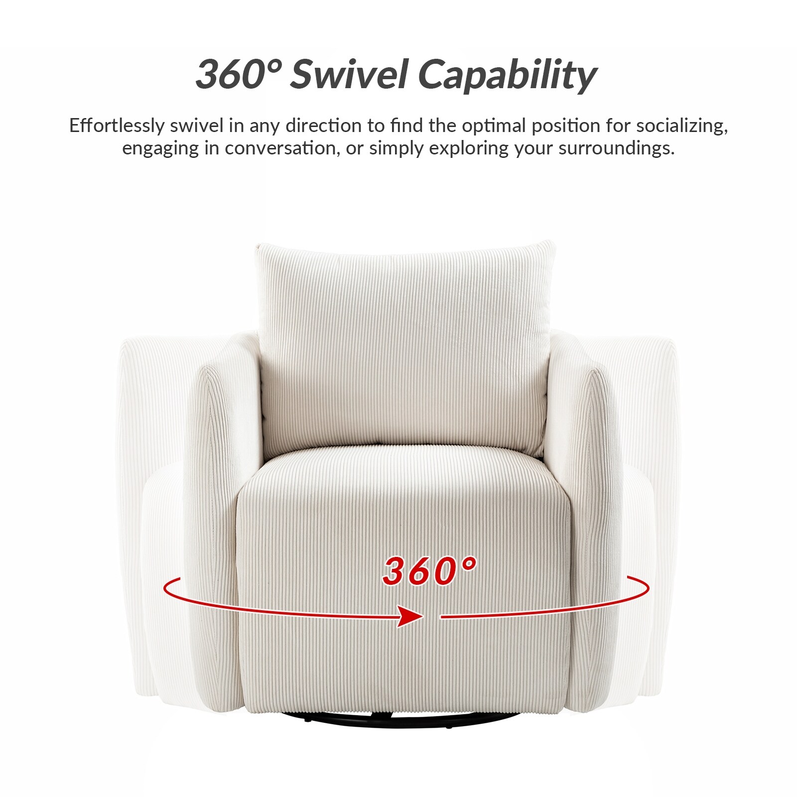 Vanessa upholstered swivel chair online