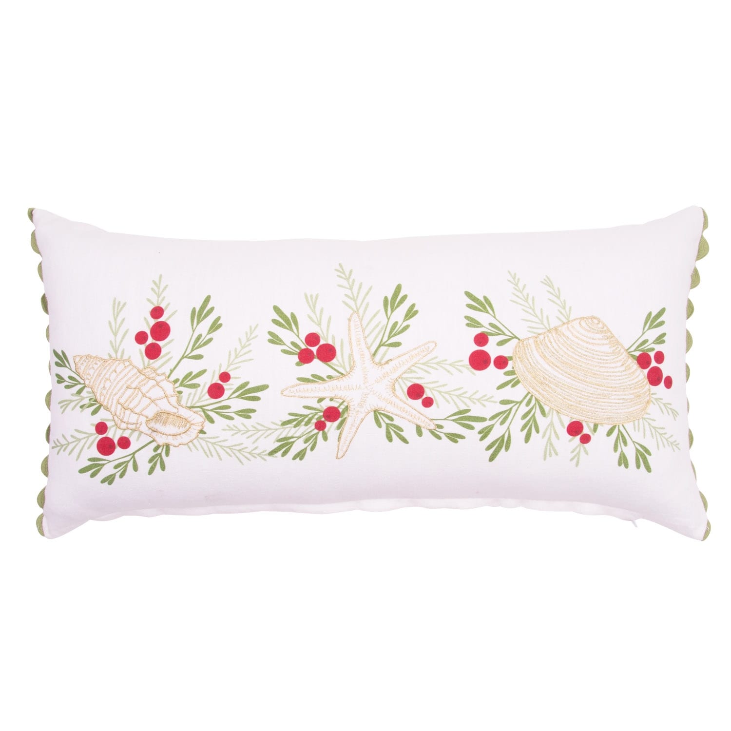 Coastal Tidings Multi Shell Pillow