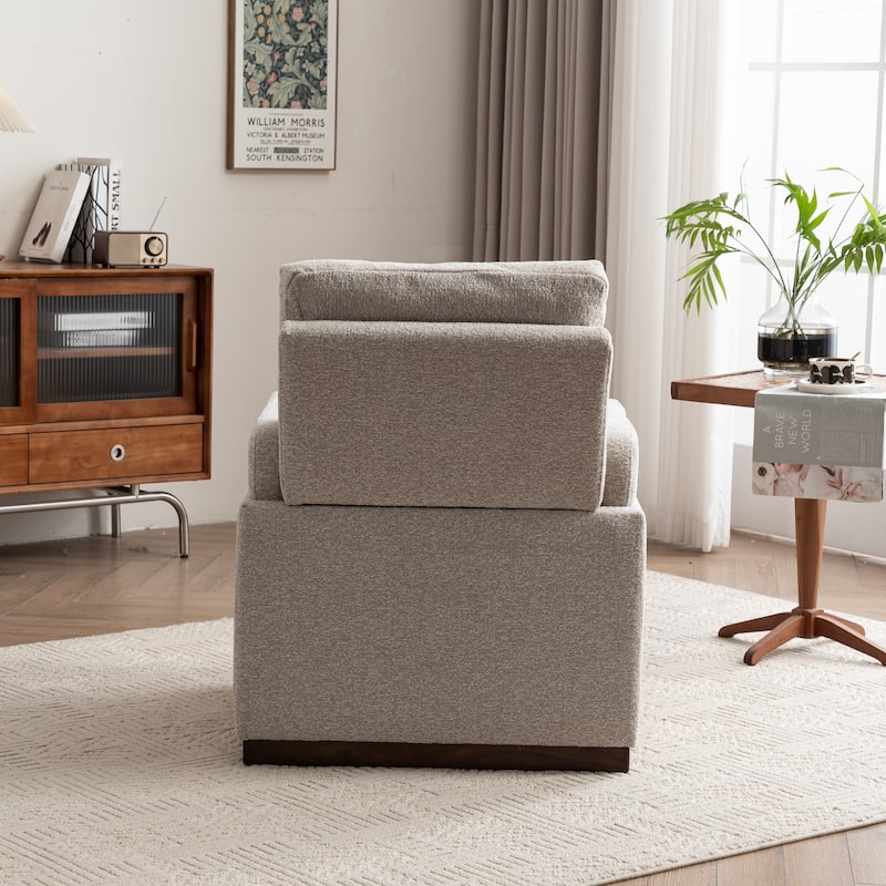 Accent Chair, Oversized Armchair, Modern Comfy Reading Chair