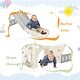 preview thumbnail 3 of 30, Kids Slide Playset Structure 7 in 1 with Slide and Basketball Hoop