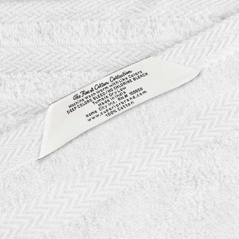 Superior Hays Cotton Soft Medium Weight Hand Towel Set of 6