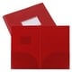 6pcs Plastic Folders with Pockets, A4 Letter Files Portfolio Folder ...