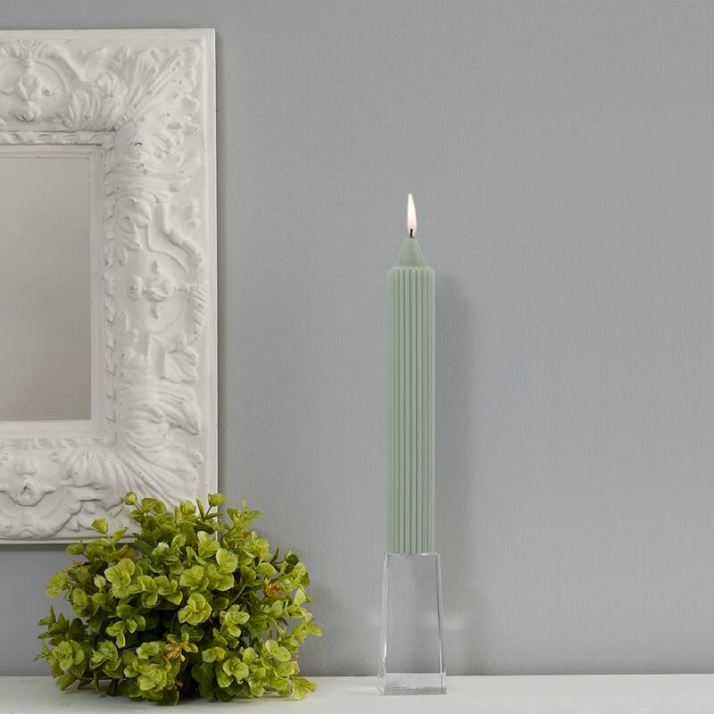 Root Unscented Grecian Collenette Taper Candles box of 4