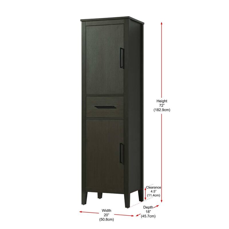 Laura 16-28 Inch Bath Storage Cabinet
