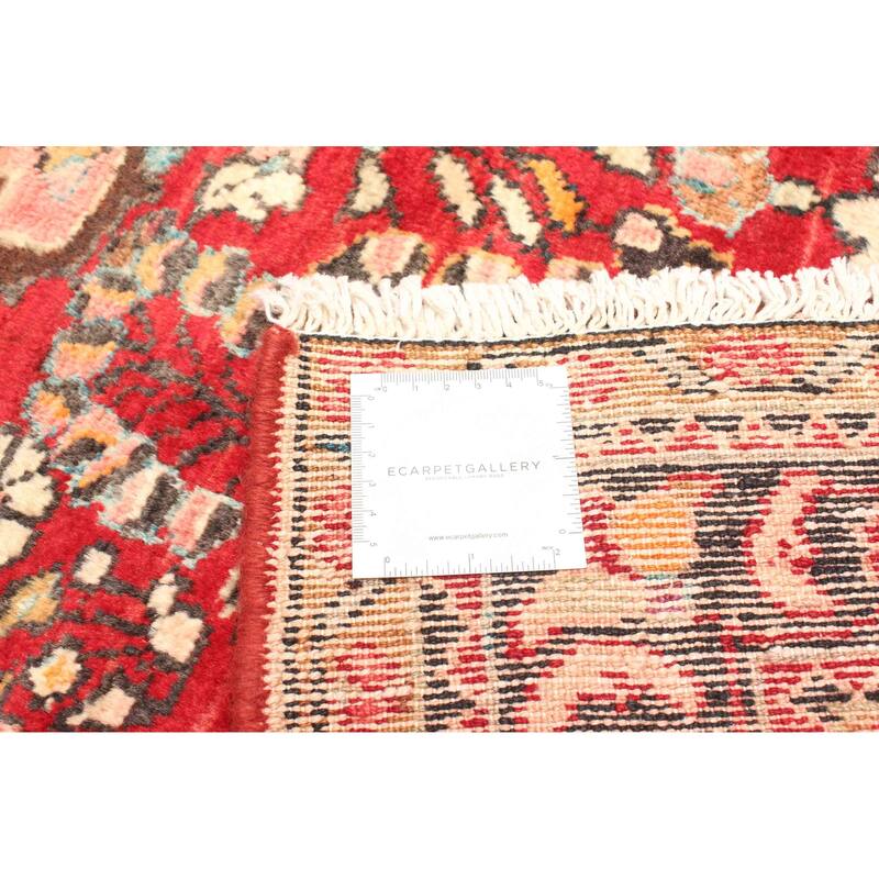 ECARPETGALLERY Hand-knotted Anadol Red Wool Rug - 3'6 x 4'10