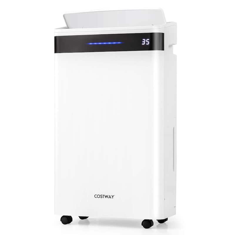 Costway 57 Pint Dehumidifier for Home and Basement with 4 Modes - See Details - White