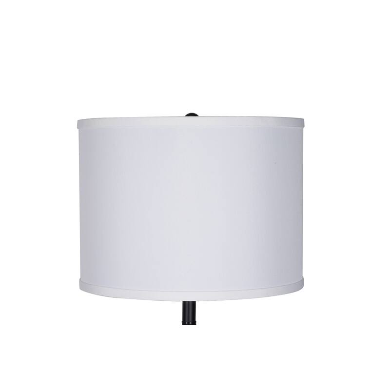 Catalina Camden Swing Arm Floor Lamp - Black
