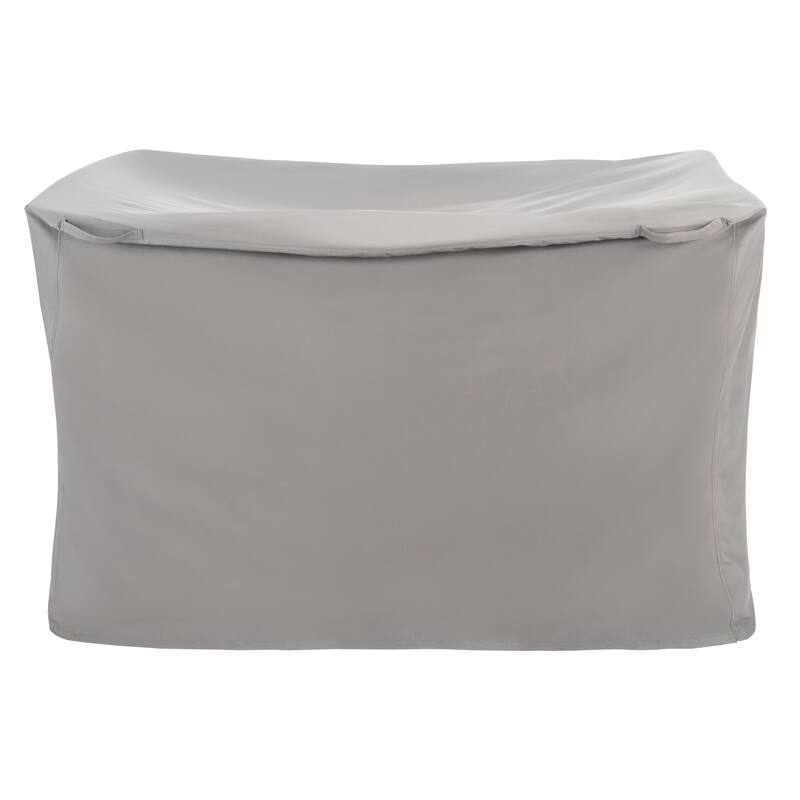 SAFAVIEH Outdoor Gersende 4-Piece Set Grey Cover - 47.2" W x 48" L x 33.5" H - 47Wx48Dx34H