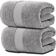 preview thumbnail 70 of 92, White Classic Luxury Cotton Oversized Bath Sheet 35x70 - Set of 2