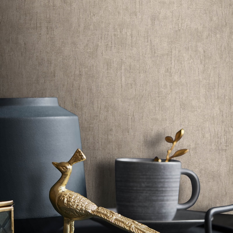 Galerie Wallcoverings Earth Collection Textured Scratch Effect Sheen Wallpaper Roll