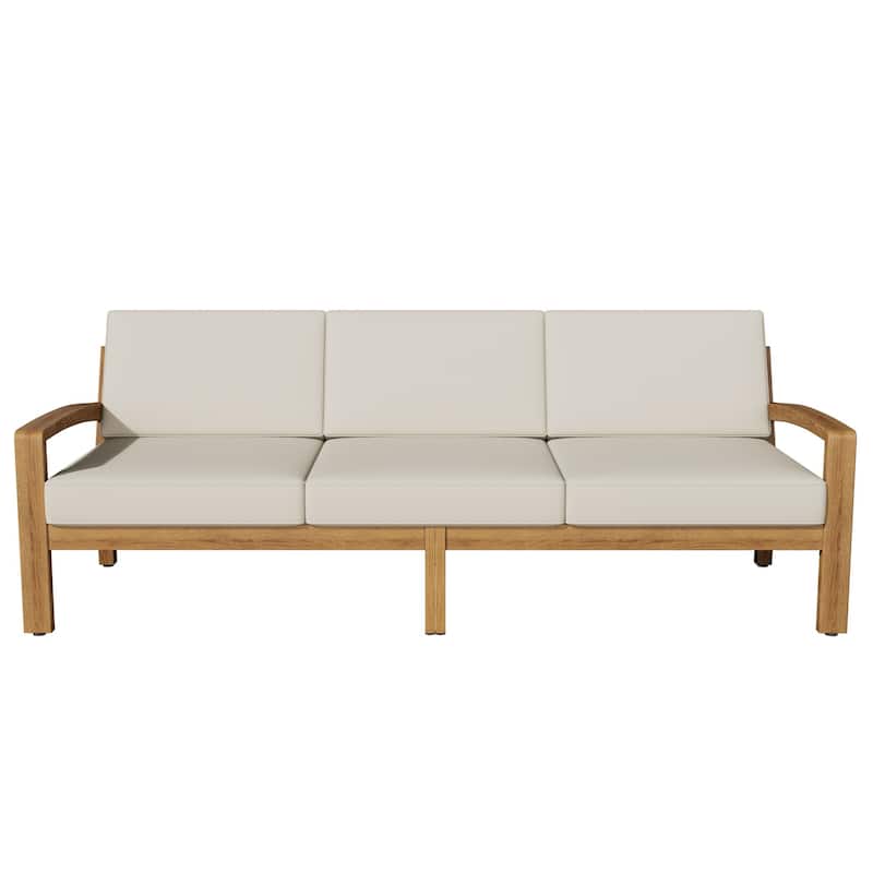 Outdoor L-Shaped Seating Combo Sofa Set 3 Pcs