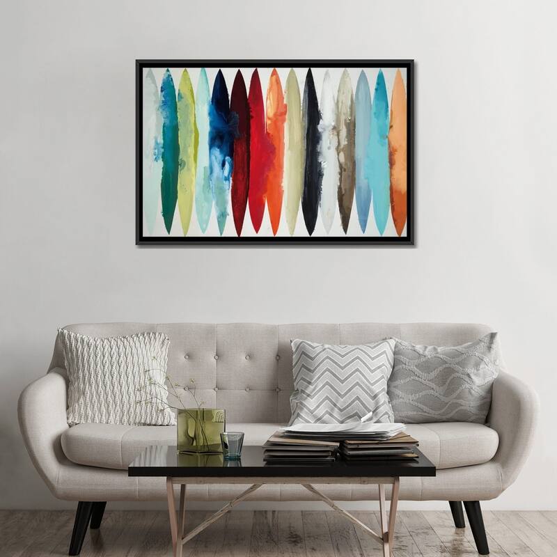 iCanvas "Even Flow" by Randy Hibberd Framed Canvas Print