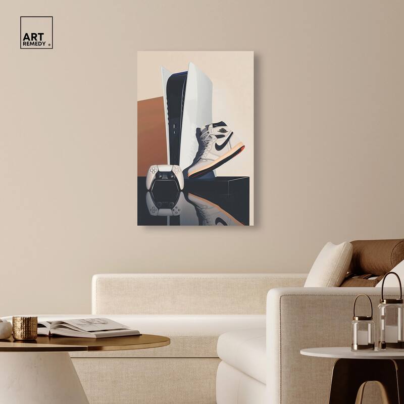 Stylish Gamer Canvas by Art Remedy, Gallery Wrapped