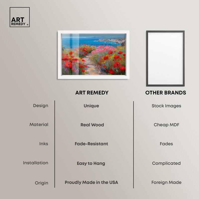 Ocean View Bloom I Shadowbox by Art Remedy