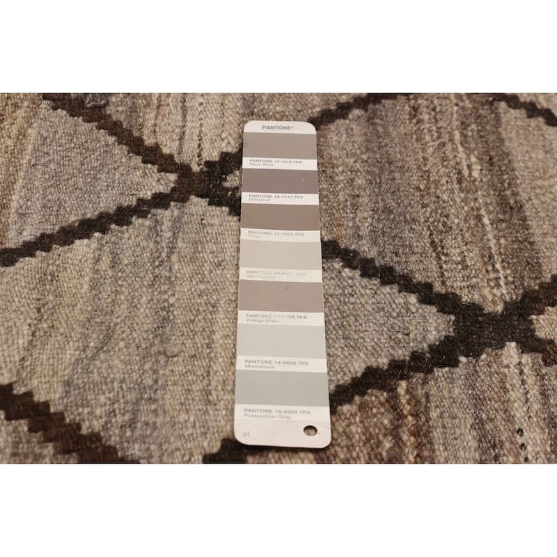 Sivas Taupe Kilim 6'0" x 7'11" - 6'0 x 7'11