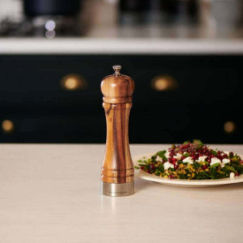 Cole & Mason Camden Acacia Salt or Pepper Mill 8"