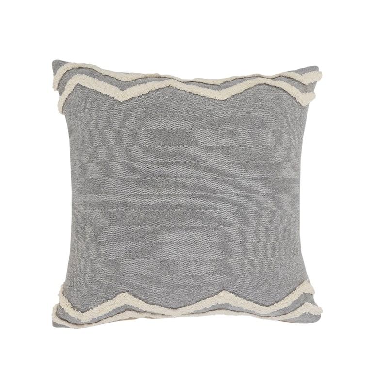 Sevita Soft Chevron Bordered Throw Pillow, Single or Set of 2