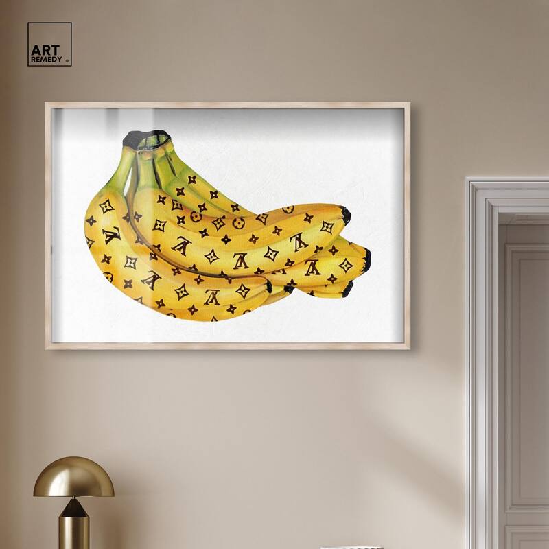 Fashion Bananas III Shadowbox by Art Remedy
