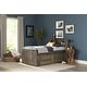 preview thumbnail 4 of 4, Wrangle Hill Gunsmoke Wood Twin Storage Bookcase Bed