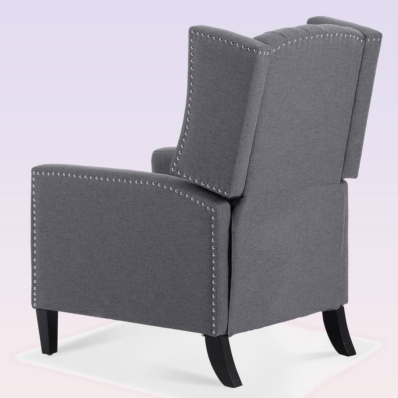 Modern Manual Wing Chair Recliner For Living Room