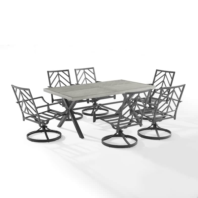 Crosley Otto 7Pc Outdoor Metal Dining Set