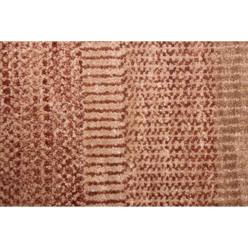 ECARPETGALLERY Hand-knotted Peshawar Ziegler Brown Wool Rug - 8'1 x 10'1