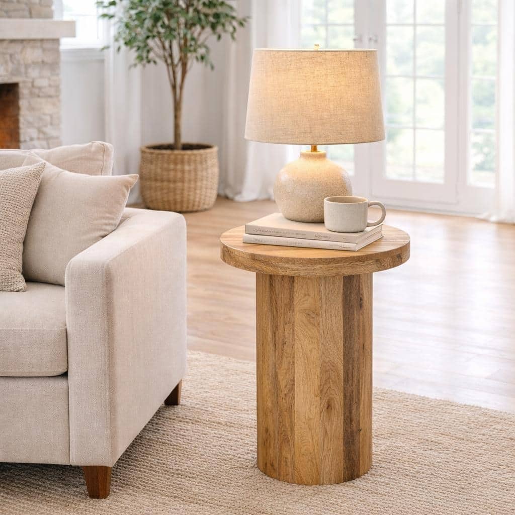 Solara Round Side Table - 14" X 14"
