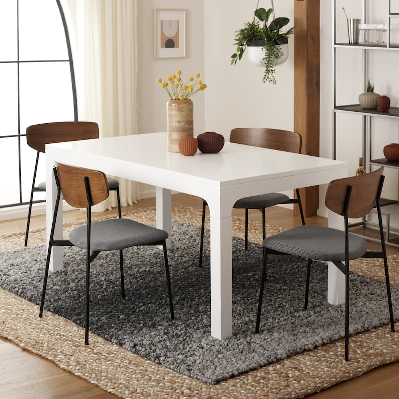 SAFAVIEH Elouise Rectangle Dining Table - 60" L x 34" W x 30" H - 60Wx34Dx30H - White