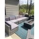 Siara 7-piece Modern Rattan Wicker Modular Sectional Patio Set by Havenside Home