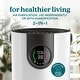 preview thumbnail 2 of 5, Homedics AP‑H400 2‑in‑1 Cool Mist Humidifier & Air Purifier | Digital Particle Sensor | Covers Up to 416 sq ft | White