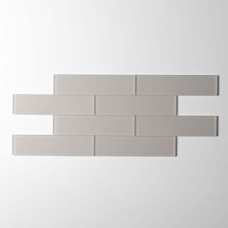 2 in. x 8 in. Glass Subway Wall Tile